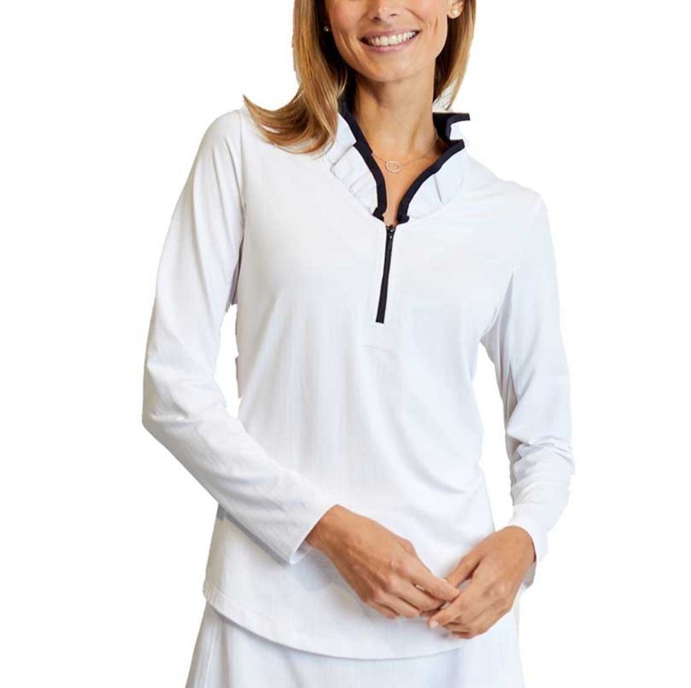 G Lifestyle Portrait Collar Long Sleeve Sun Protection Top Shirt